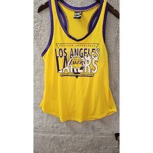 Los Angeles Lakers jersey NBA jersey size XL Yellow Purple‎ Eastern Conference